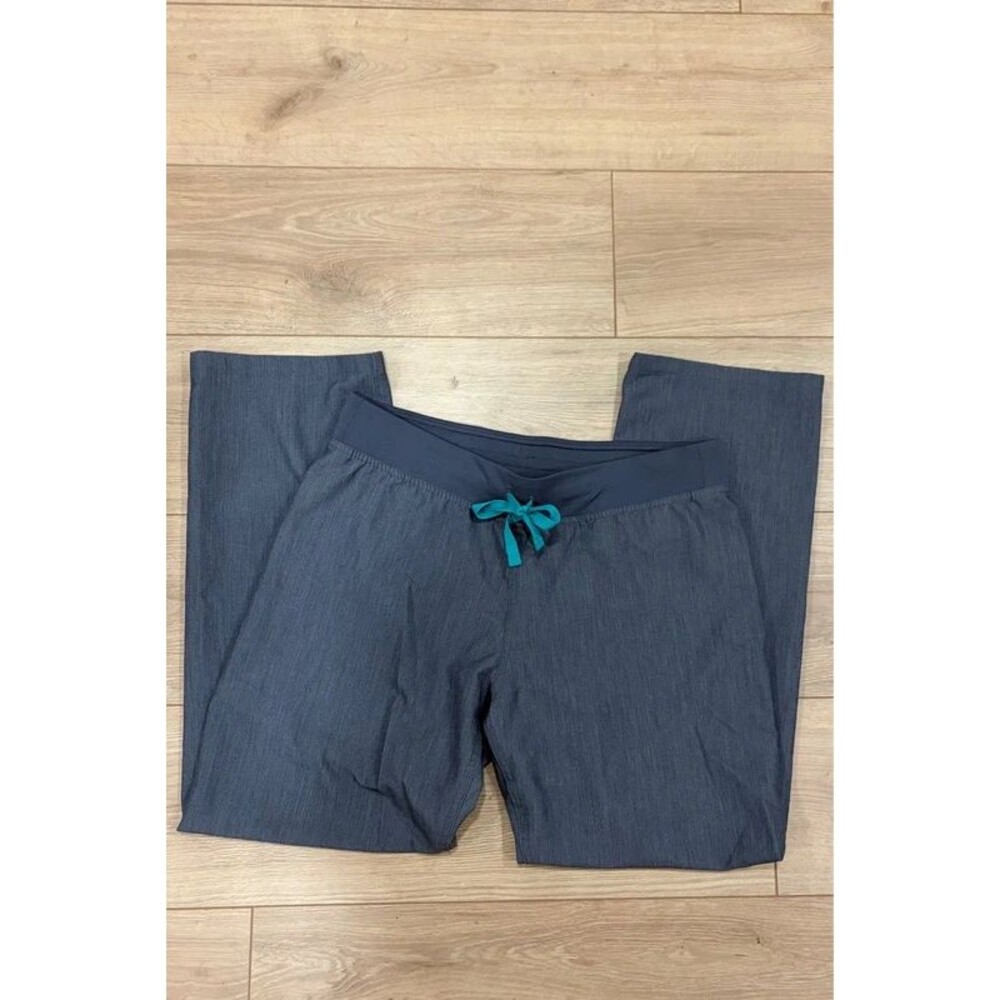 FIGS Livingston Straight Leg Scrub Pants Gray M Petite